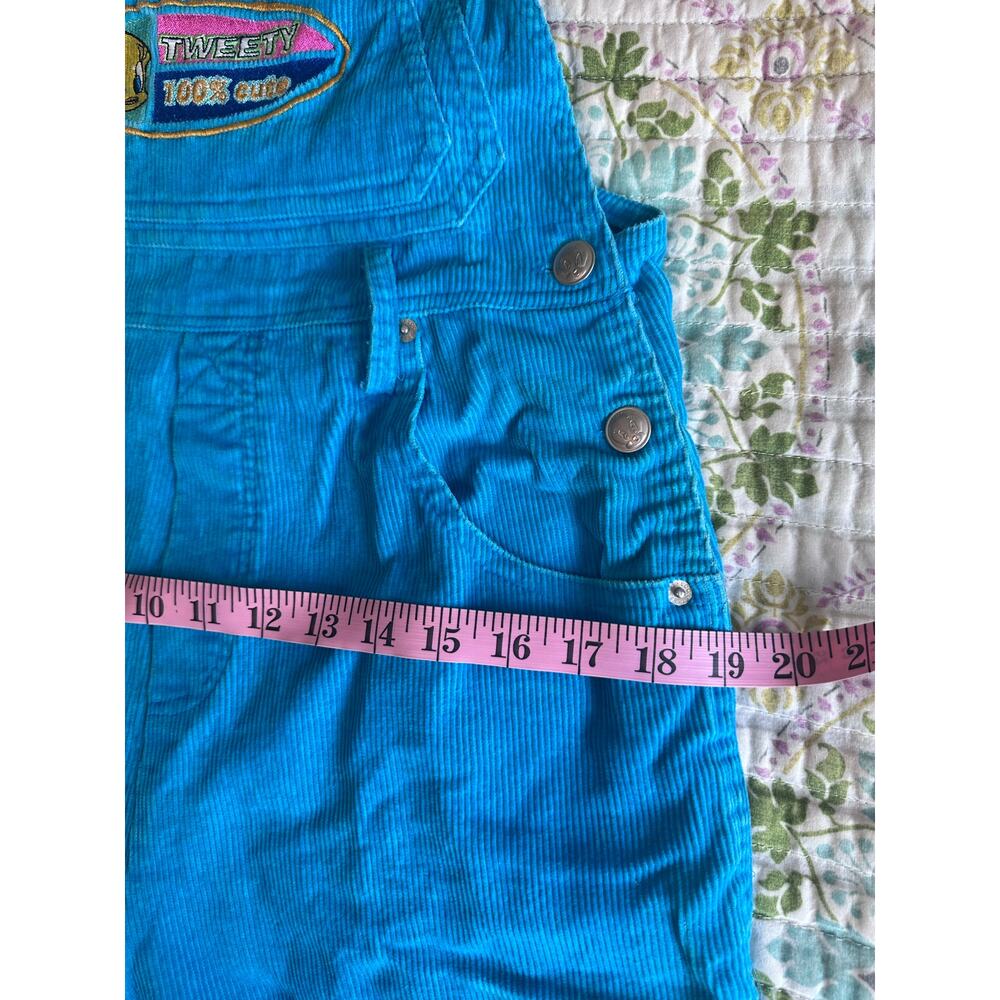 Looney Tunes VTG Woman’s S Tweety Bird Short Overalls Cotton Summer Rare 90s Y2K - Picture 14 of 14